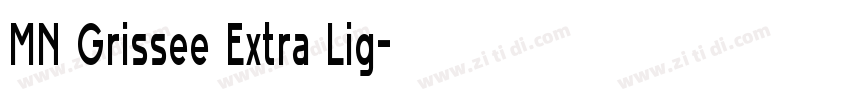 MN Grissee Extra Lig字体转换